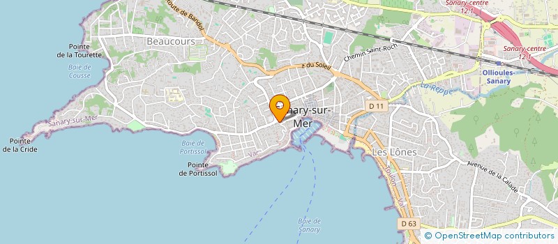 localisation de l'entreprise MASAME  SANARY-SUR-MER