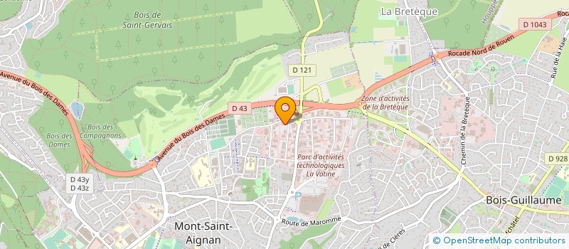 localisation de l'entreprise MASANTE.PRO à MONT-SAINT-AIGNAN