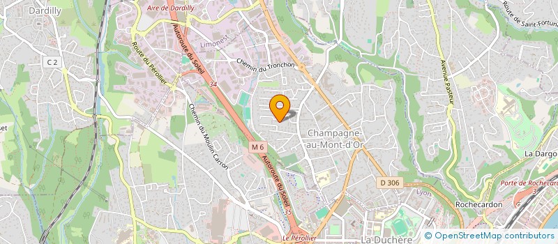 localisation de l'entreprise MASARIA  CHAMPAGNE-AU-MONT-D OR