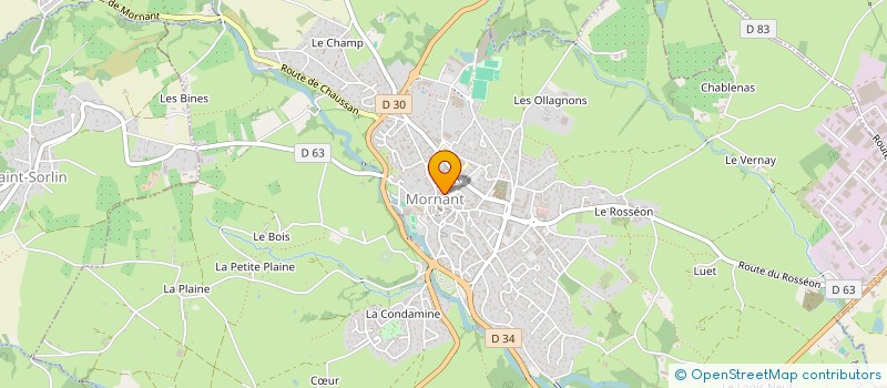 localisation de l'entreprise MASARIED  MORNANT