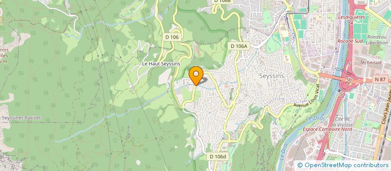 localisation de l'entreprise MASARRA  SEYSSINS