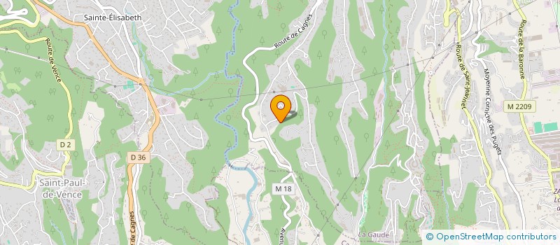 localisation de l'entreprise MASASU  LA GAUDE