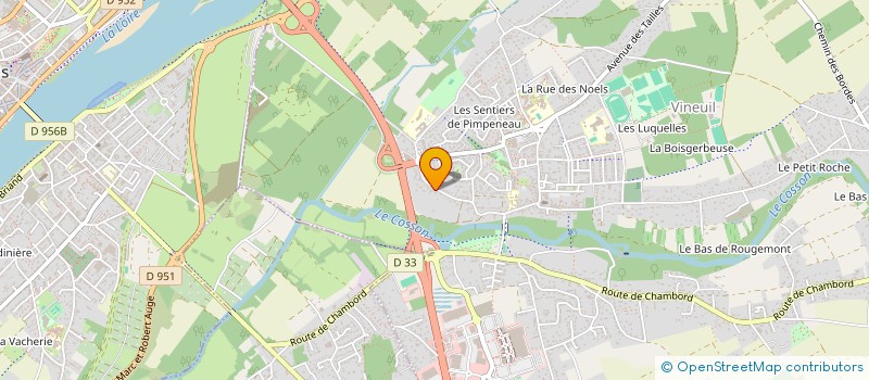 localisation de l'entreprise MASATO  VINEUIL