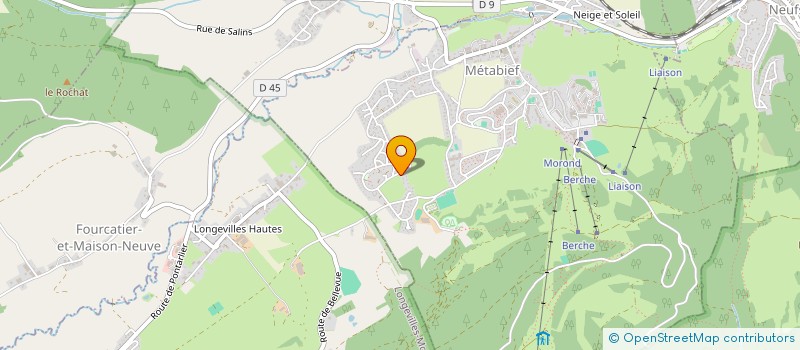 localisation de l'entreprise MASAURE SOCIETY  METABIEF