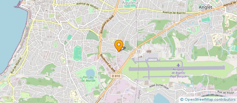 localisation de l'entreprise MASAVEOL à BIARRITZ