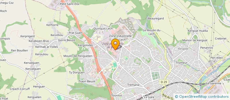 localisation de l'entreprise MASAWI  LANDERNEAU