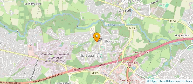 localisation de l'entreprise MASAX INVESTISSEMENTS à ORVAULT