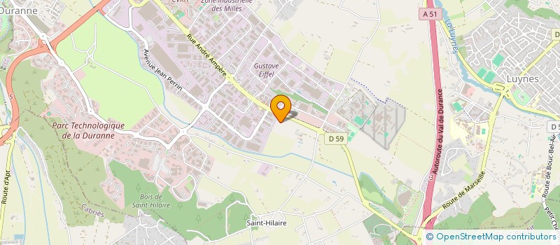 localisation de l'entreprise MASB à AIX-EN-PROVENCE