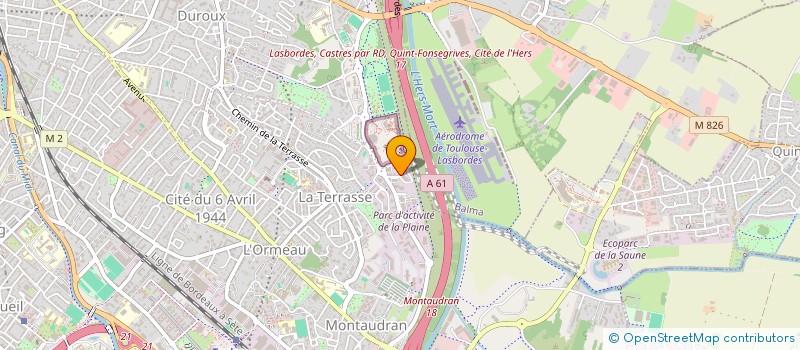 localisation de l'entreprise MASBAT 31 à TOULOUSE