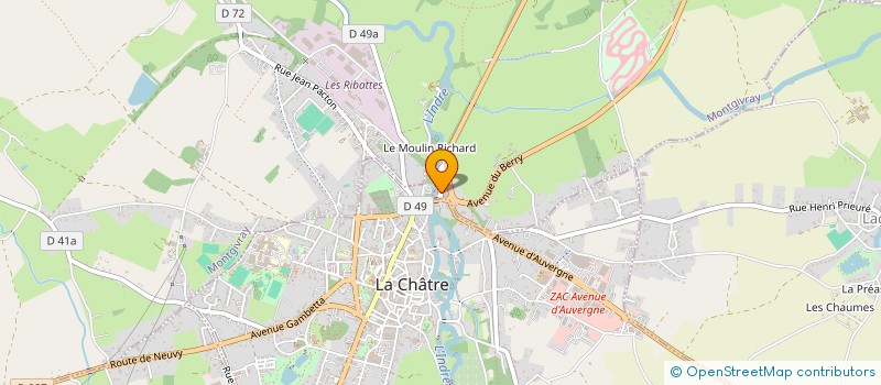localisation de l'entreprise MASBEC à MONTGIVRAY