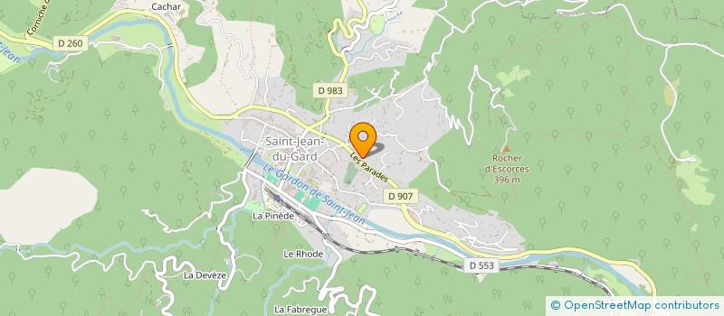 localisation de l'entreprise MASBERNARD  SAINT-JEAN-DU-GARD