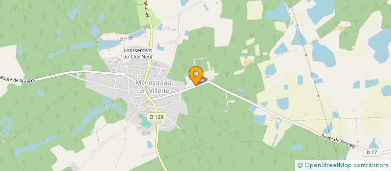 localisation de l'entreprise MASC  MENESTREAU-EN-VILLETTE