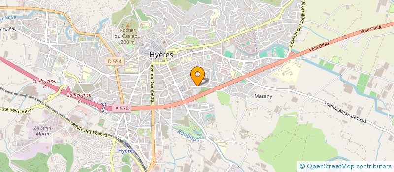 localisation de l'entreprise MASC à HYERES