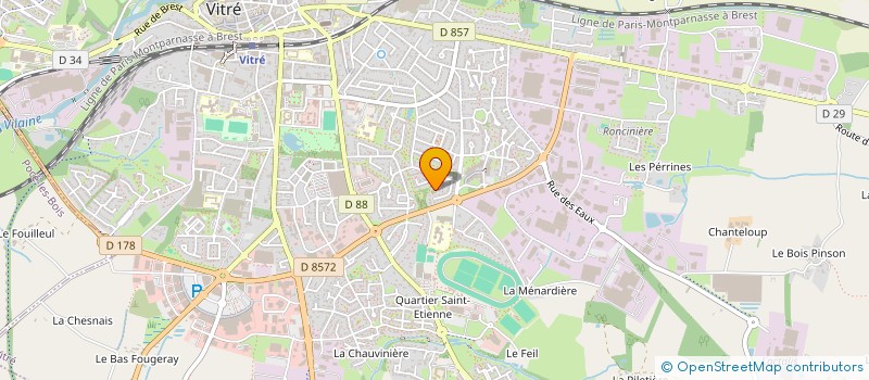 localisation de l'entreprise MASCA  VITRE