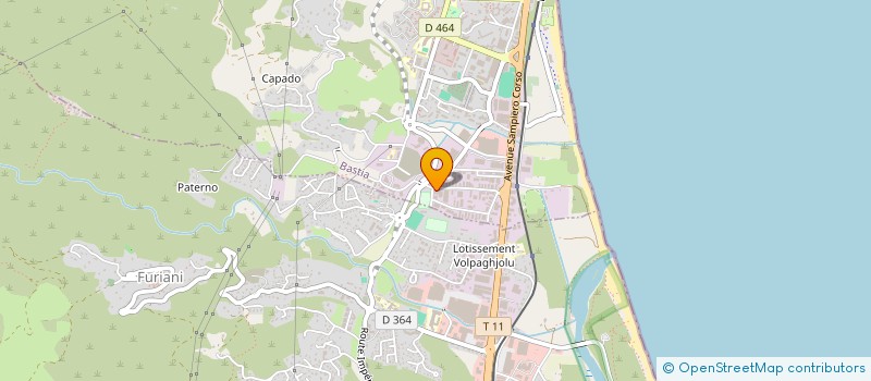 localisation de l'entreprise MASCA à BASTIA