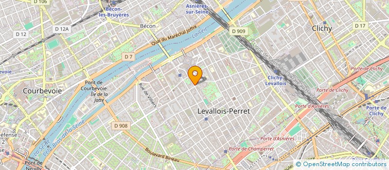 localisation de l'entreprise MASCALI à LEVALLOIS-PERRET