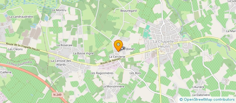 localisation de l'entreprise MASCARAT HILLS  LA CHAPELLE-HEULIN