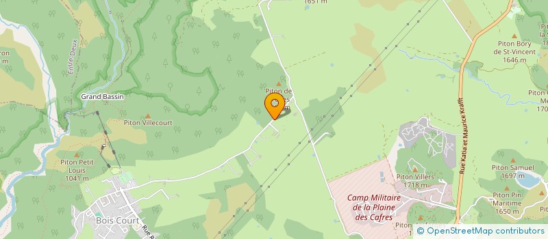 localisation de l'entreprise MASCAREIGNES BOIS COURT  LE TAMPON