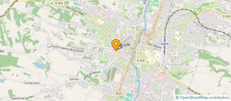 localisation de l'entreprise MASCAREIGNES OCCITANES  ORDAN-LARROQUE