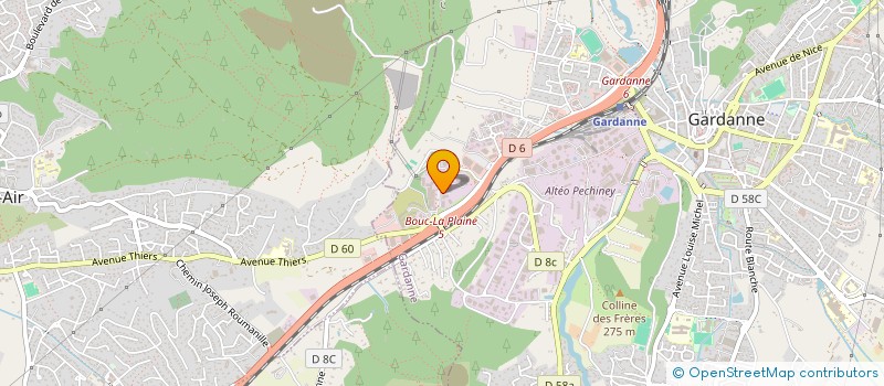 localisation de l'entreprise MASCARENE  GARDANNE