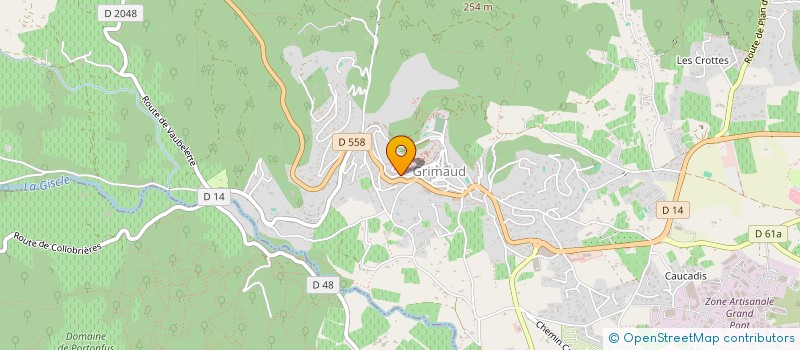 localisation de l'entreprise MASCARET à GRIMAUD