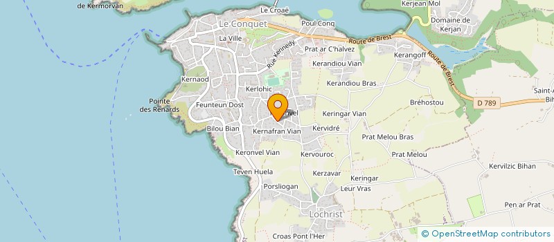 localisation de l'entreprise MASCARET ENGINEERING à LE CONQUET