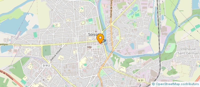 localisation de l'entreprise MASCBD  SOISSONS