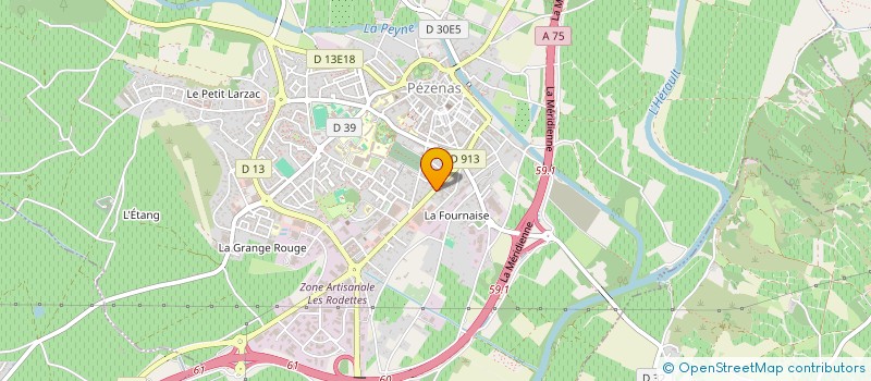 localisation de l'entreprise MASCOT 34  PEZENAS