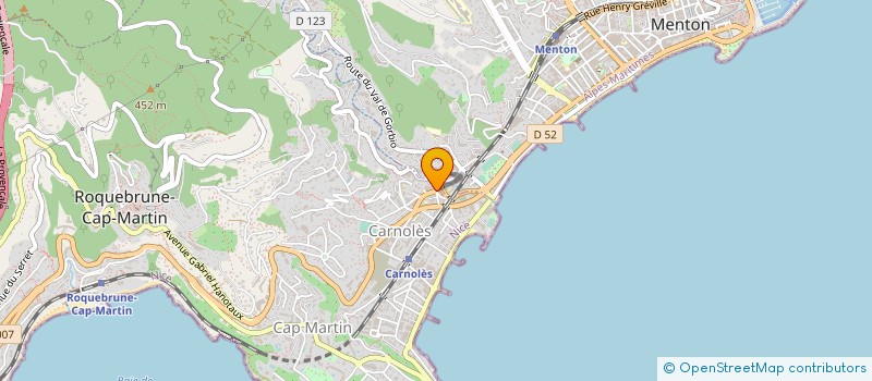 localisation de l'entreprise MASCOT à ROQUEBRUNE CAP MARTIN