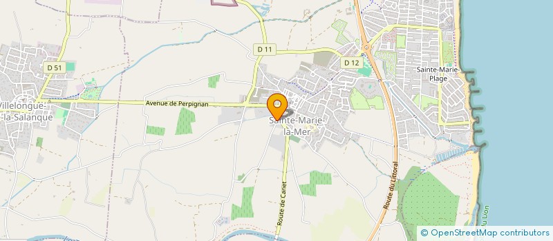 localisation de l'entreprise MASCOT'LAND 66  SAINTE-MARIE-LA-MER