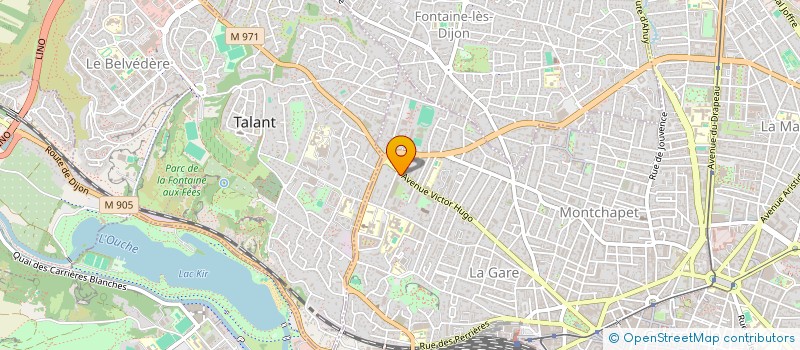 localisation de l'entreprise MASCOTEL INVEST  DIJON