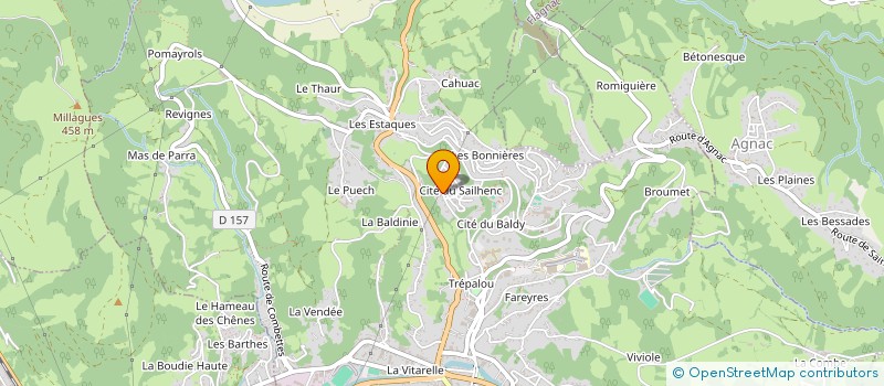 localisation de l'entreprise MASCOTTE 12 à DECAZEVILLE