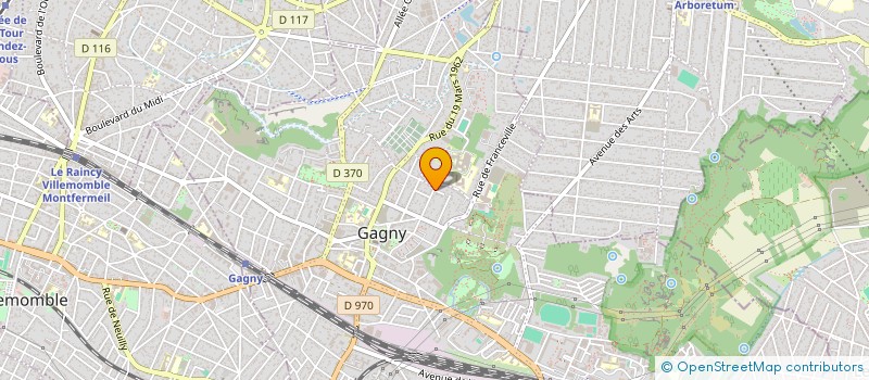 localisation de l'entreprise MASDAC à GAGNY