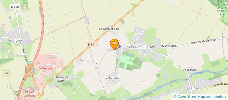 localisation de l'entreprise MASDAM  FALAISE