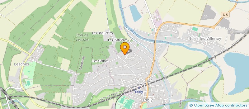 localisation de l'entreprise MASDELY à ESBLY