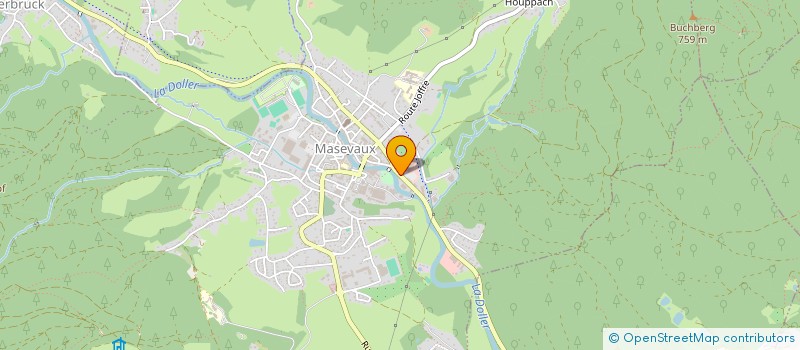 localisation de l'entreprise MASDIS  MASEVAUX-NIEDERBRUCK
