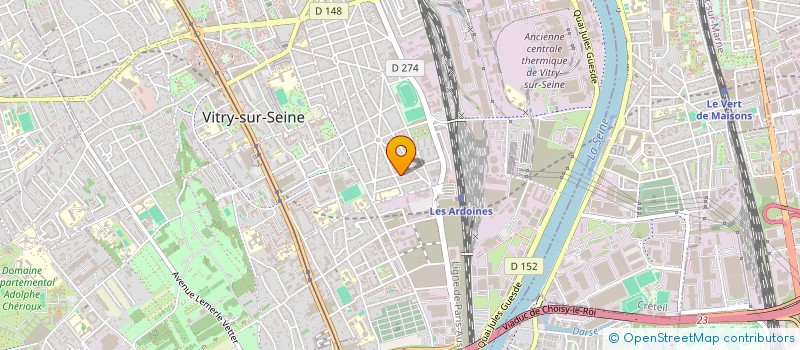 localisation de l'entreprise MASDJID RAHMA à VITRY-SUR-SEINE