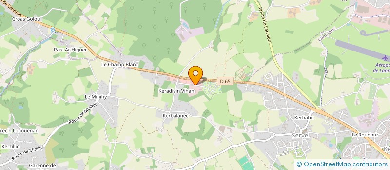 localisation de l'entreprise MASEB O ALIZEE  LANNION