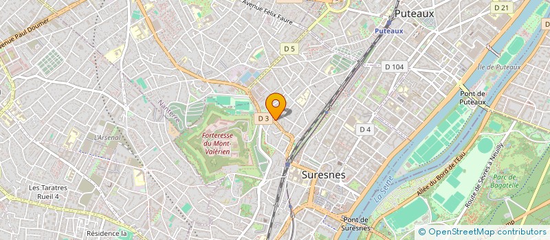 localisation de l'entreprise MASEC à SURESNES