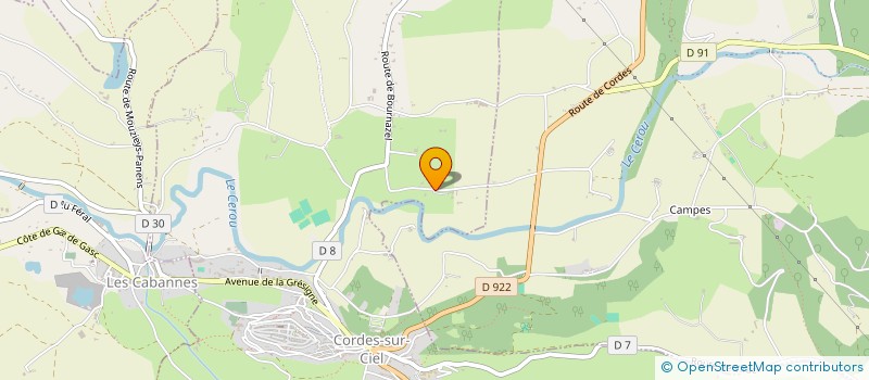 localisation de l'entreprise MASEHO  CORDES-SUR-CIEL