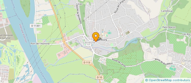 localisation de l'entreprise MASELEK à LATRESNE