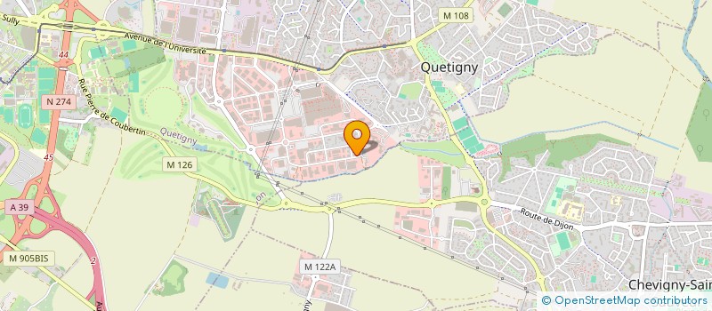 localisation de l'entreprise MASEMA à QUETIGNY