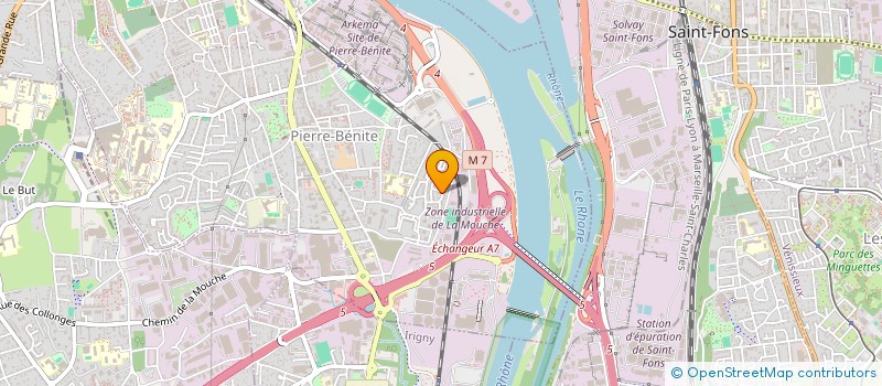 localisation de l'entreprise MASENKO  OULLINS-PIERRE-BENITE