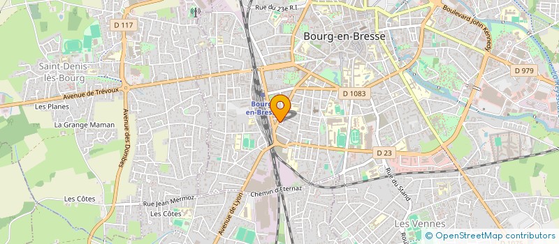 localisation de l'entreprise MASERO ET CO à BOURG-EN-BRESSE