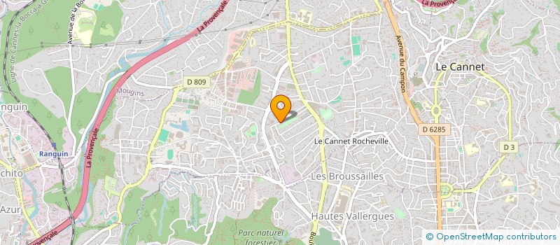 localisation de l'entreprise MASGIQUE à LE CANNET