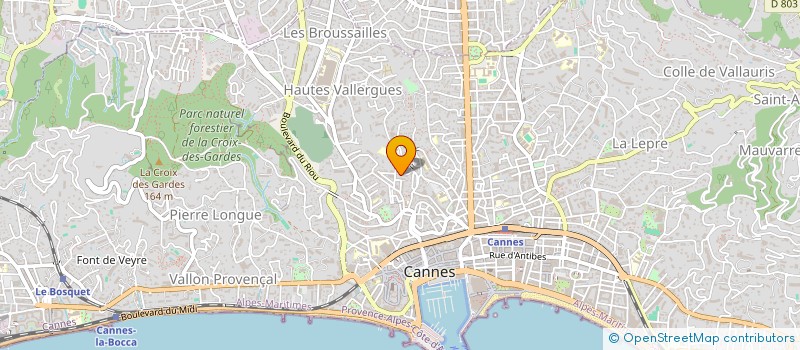 localisation de l'entreprise MASH 3 à CANNES