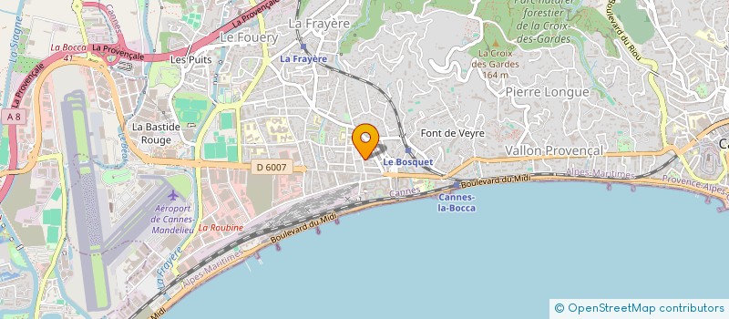 localisation de l'entreprise MASH à CANNES