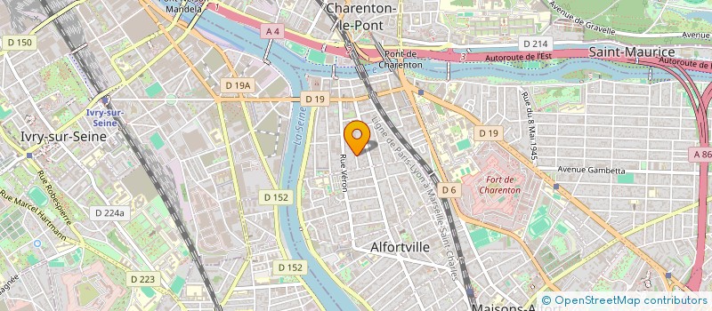 localisation de l'entreprise MASH à ALFORTVILLE
