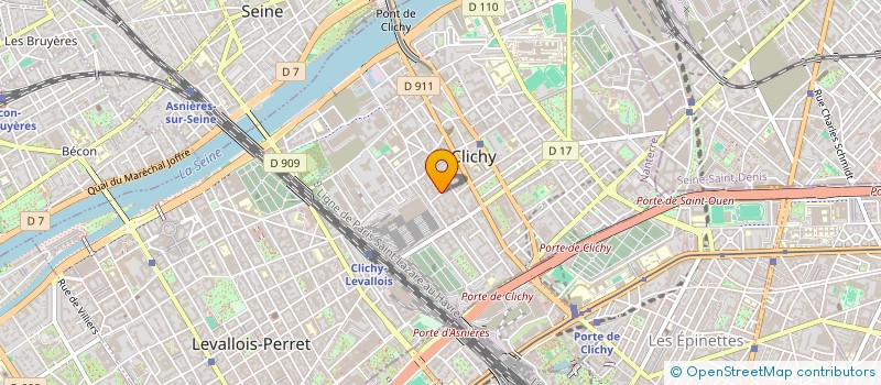localisation de l'entreprise MASHA CONCIERGERIE à CLICHY