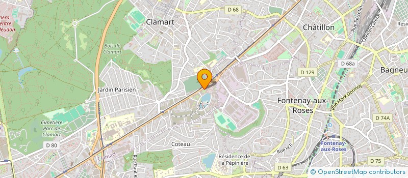 localisation de l'entreprise MASHIAH à CLAMART